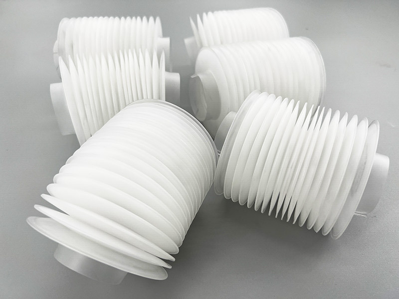 采用高频焊接的PU圆形护套，能够更有效的保护机器人伸缩装置